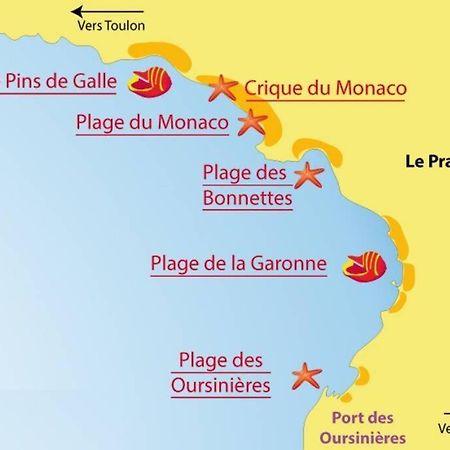 Superbe T2 Lumineux 3*** 10 Mn A Pied De La Plage Daire Le Pradet Dış mekan fotoğraf